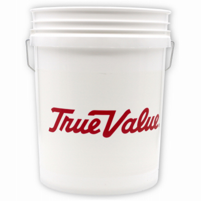 Tv 5gal Wht Plas Pail