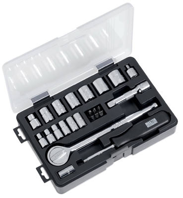 Mm 24pc Met 6pt Sockets