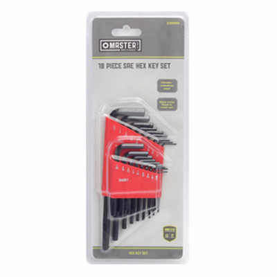 Mm 18pc Hex-L Key Set