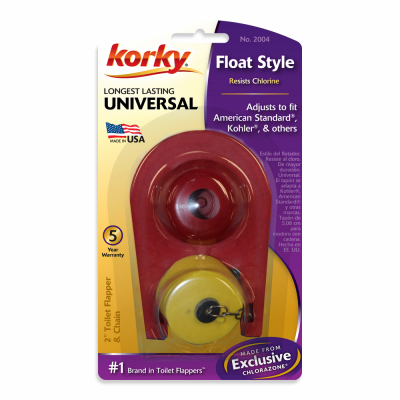 Korky Red Adj Flapper