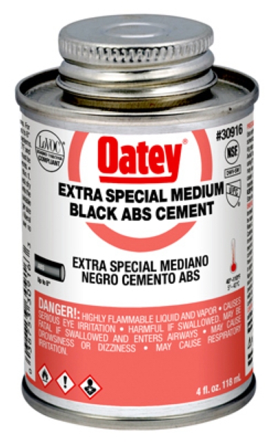 4OZ BLK MED ABS Cement
